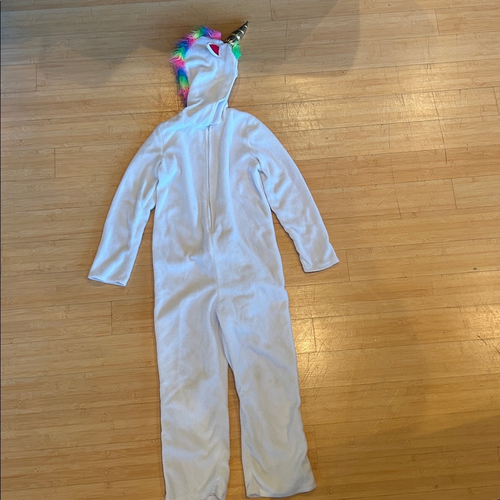 White Unicorn Kids Costume